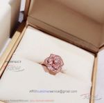 AAA Piaget Jewelry Copy - 925 Silver Rose Diamond Paved Ring